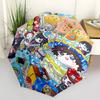 1 Stück Outdoor-Schirm mit Anime-Charakteren | Automatisches Öffnen & Schließen | Tragbares 3-fach faltbares Design | 8-Speichen-Eisenrahmen | Perfektes Geschenk für Fans, Tra