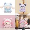 Sanrio Melody Cinnamoroll Kuromi Plush Pendant Doll Keychain Gift Stuffed Toys
