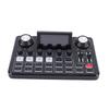 Podcast Microphone Bundle Sound Mixer Board Set with Foldable LED Screen Boom Arm 3.5mm Condenser Mic for PC Recording