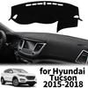 Fit for Hyundai Tucson 2015 2016 2017 2018 Car Dashmat Dashboard Cover Pad Protective Carpet DashMat Sunshade Accessories