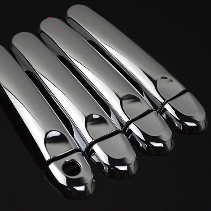Decoration Door Bowl Handle Cover For Nissan Note E12 Nissan Versa Tiida 2012-2018 Nissan March Micra 2010-2015 Chrome Silver