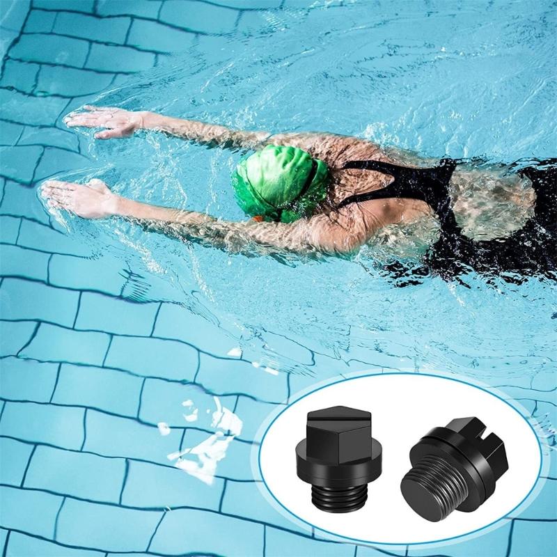 20 Pieces Multipurpose Pool Pumps Drain Plugs with O Rings for Haywards Super and Power Series Models Accessory