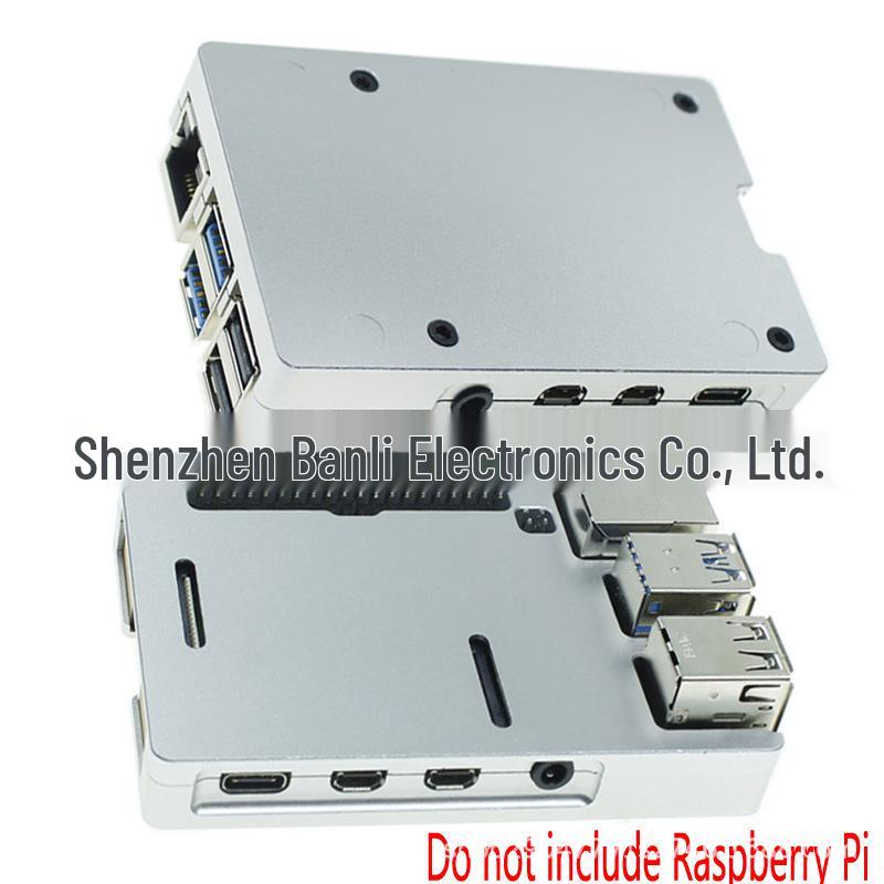 Raspberry Pi 4B Aluminum Alloy Case