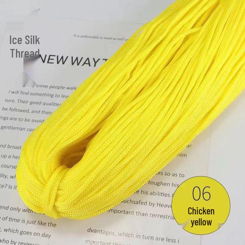 Lightweight Thick Ice Silk Yarn Hand-Knitted Hat & Large Bundle for Spring/Summer Crochet