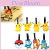 Pokemon Pikachu Charmander Squirtle Luggage Tag Gengar Charmander Squirtle Silicone Travel Tag For Travelers