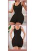 Plus Size Zip-Crotch Full Body Shapewear with Bust and Abdominal Slimming, Hip Lifting