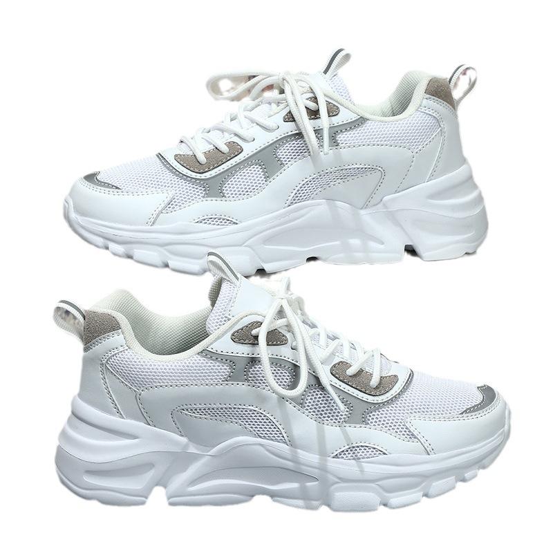 Four Seasons Platform Daddy Shoes Breathable and Comfortable Casual Sports Shoes Outdoor Trendy Shoes