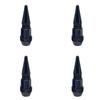 Bullet Valve Caps Car Motorcycle Wheel Tire Valve Caps Alloy Spike Shaped Aluminum Car Styling Auto Exterior Accessories 4Pcs