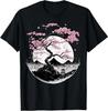 Japanese Sakura Garden Geisha Mount Fuji Cherry Blossom T-Shirt