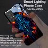 Aesthetics Mechanical Luminous Phone Case For iPhone 17 Air 16 15 14 13 12 11 Pro Max 17 Plus Mini LED Glow Phone Cover