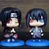 Gorące 6 szt./zestaw Figurki Anime Naruto Shippuden Hinata Sasuke Itachi Kakashi Obito Figurki Akcji Wersja Q PVCToys Lalki Prezent dla Dziecka
