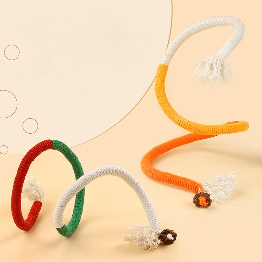 Cotton Rope Cats Scratching Toy Puppies Oral Multiple Color Cats Accessories Small Medium-Sized Cats Interactive Toy