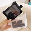 Mesh Cosmetic Portable Organizer Travel Bag Multiuse Cube Design Storage Makeup