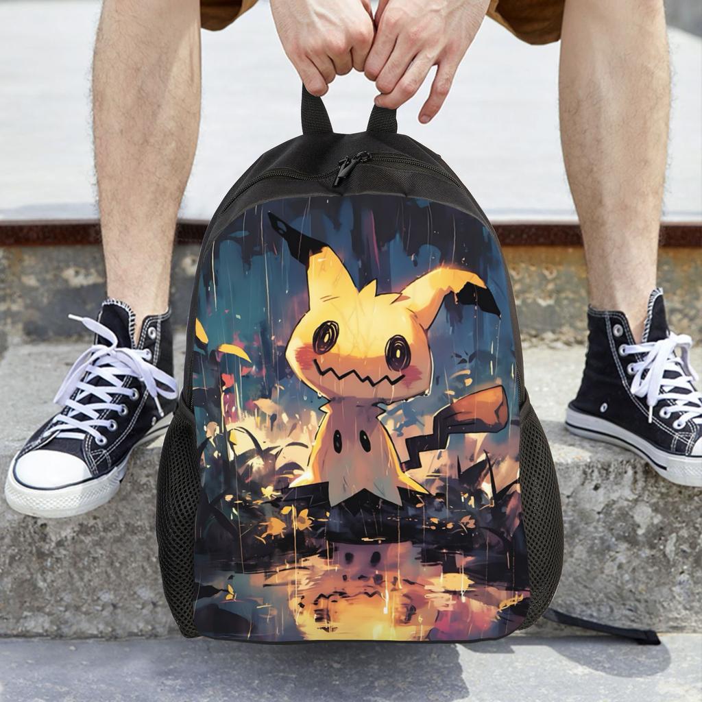 Its Bags Pokemon Backpacks Daypack Summer Vibes mochila Outdoor Zipper Closure Rucksack