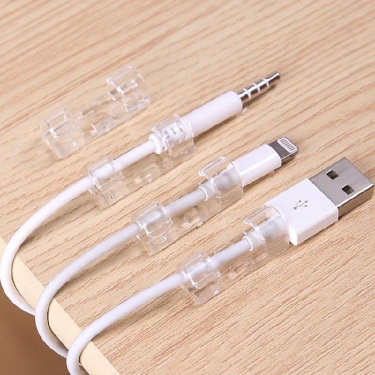 Reusable Cable Clip Cord Organizers Strong Adhesive Wire Holders No Drill Installation Removable For Electronics Wire