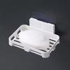 Suction Cup Wall-Mounted Soap Rack: Punch-Free, Creative Drain Design, No Water Accumulation, Home Storage Solution