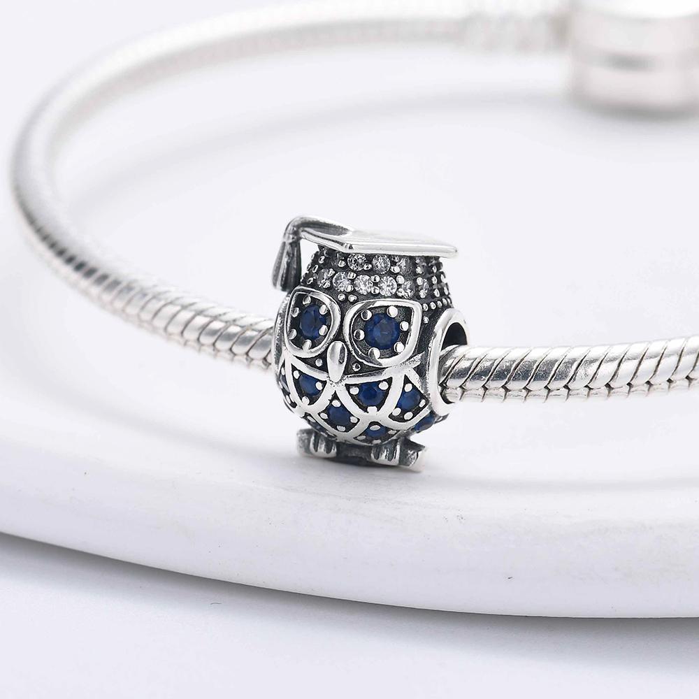 New Copper Charm Fit Original Bracelet Accessories Women Jewelry Teachers' Day Gift Alarm Clock Schoolbag Computer