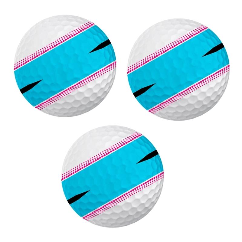 Golf Balls for Women Men 3 Layer 360 Degree Precision Golf Balls for Competition Enhancing Accuracy Golf Games Balls