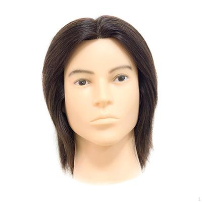 Barber Training Men Mannequin Head Versatile 11inch Tall Accessory Realistic
