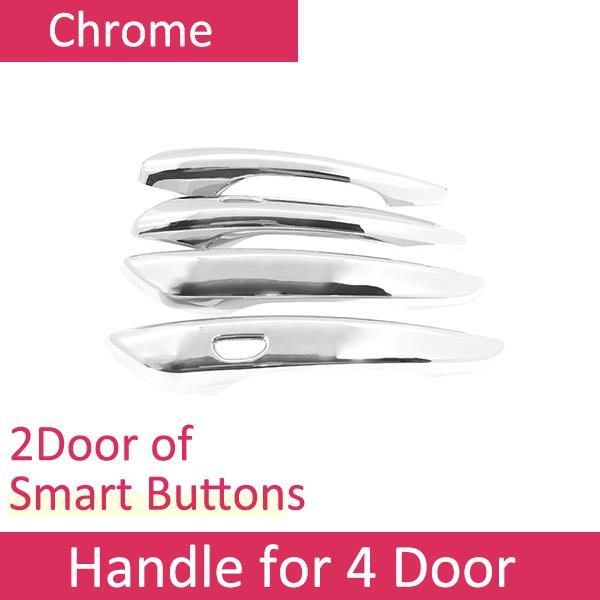 For Mazda CX-60 CX60 CX 60 KH ~2024 Car Smart Door Handle Cover Trim Set Gloss Black Carbon Fiber Chrome Exterior Accessorie