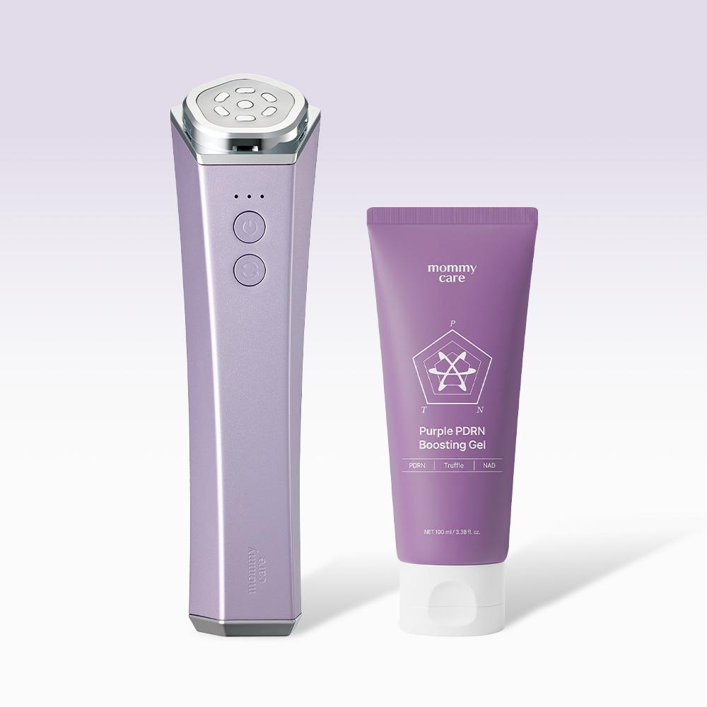 [mommycare] 3-in-1 RF Device Titan Shot & Purple PDRN Boosting Gel Set Standard