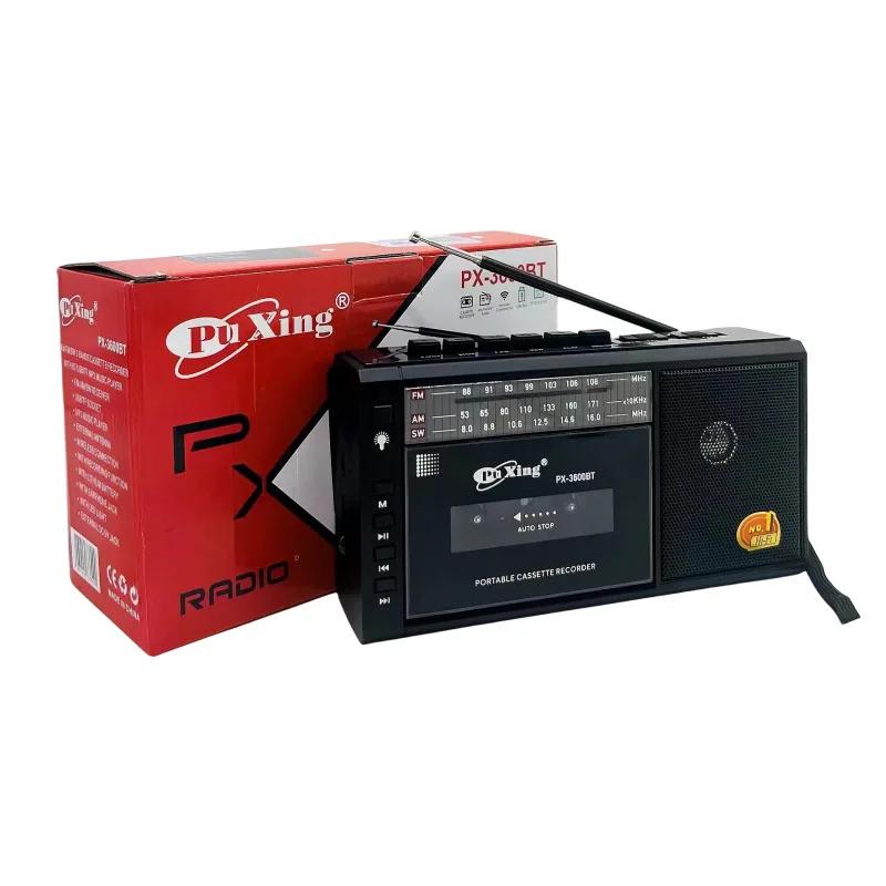 Radio Awaryjne Solarne USB AM/FM/SW Radio Wielopasmowe Stereo Bezprzewodowe Bluetooth Odtwarzacz/Nagrywarka Audio MP3 Kasety Magnetofonowej Radio AM