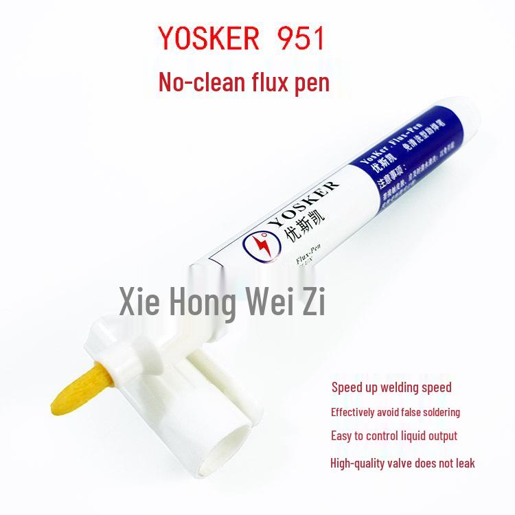 YOSKER 951 Low-Solids Halogen-Free No-Clean Soldering Flux Pen