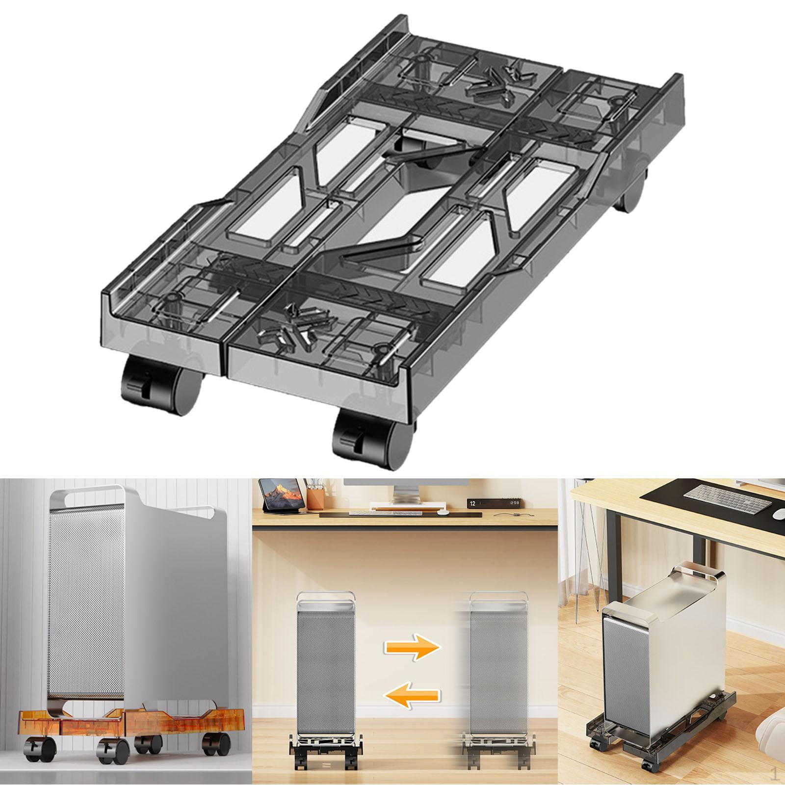 

Настольный процессор, вращающаяся подставка, компьютерная тележка, полая конструкция, практичный кронштейн для мэйнфрейма серый