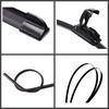 Car Windshield Wiper Blades U-type Universal Soft Rubber Frameless Bracketless Car Wipers 14" 16" 17" 18" 19" 20" 21" 22" 24"26"