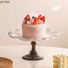 High Footed Cake Tray Dim Sum Dish Dessert Plate Cake Stand Display Stand Pastry Plate Fruit Bowl Snack Bowl Bread Plates