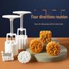 50g Snow Skin Mooncake Press Mold Kit