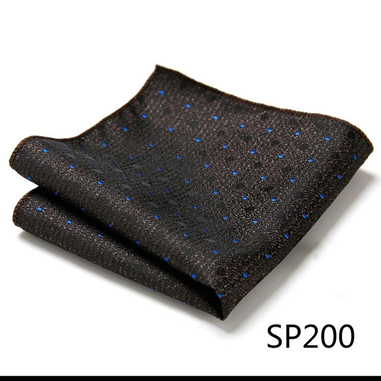 Guangzhou 1200-Pin High-Density Men'S Elegant Retro Business Suit Jacquard Pocket Towel Square Towel