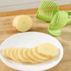 Multifunction Vegetable & Egg Slicer Tongs ABS Plastic Tomato Lemon Potato Cutting Holder Kitchen Slicing Tool