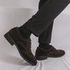 Luxury Fashion Designer New Men's Pointed Black Brown Wedding Oxford Brogues Shoes Male Formal Dress Footwear Zapatos Hombre