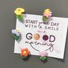 5 Pcs Small Size Cute Flower Fridge Magnet for Home Office Decoration Magnetic Floral Ornaments Decor