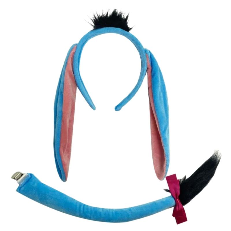 Tecknade Katter Hundar Åsnor Kostymtillbehör För Barn Pojke Flicka Halloween Cosplay Födelsedag Jul Rollek