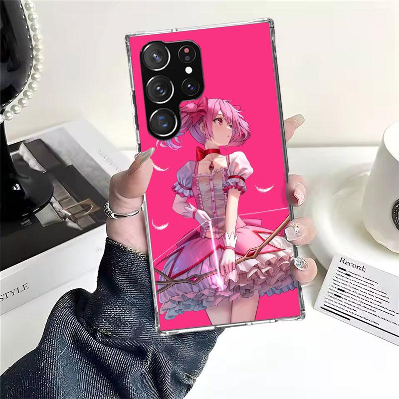 Madoka Magica Anime Soft Phone Case For Samsung Galaxy S22 S23 S24 S25 Edge S26 Ultra S20 FE S21 Plus + Fundas Coque Galaxy S20