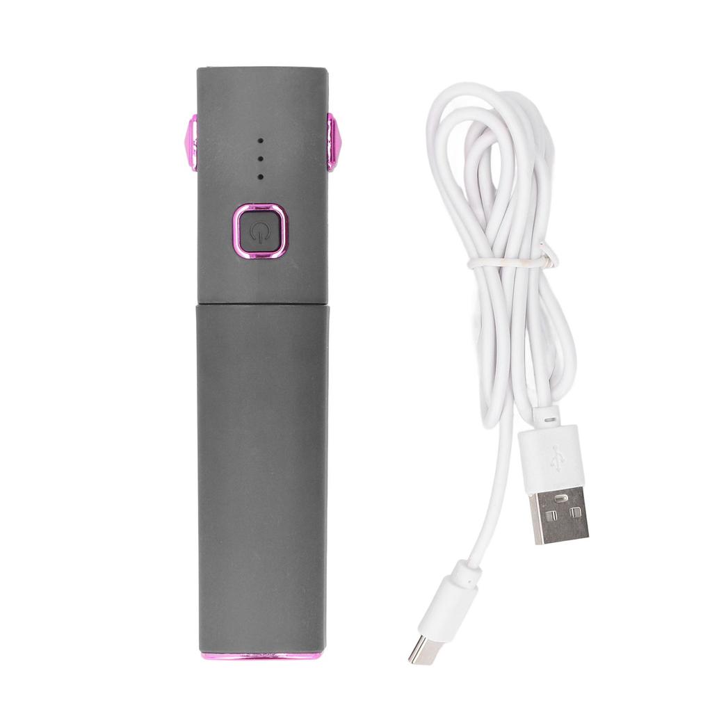 Mini Straightener Flat Iron Portable USB Anti Scald Multi Functional Small Flat Iron for Travel Use