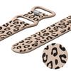 Apple Watch 10 S9 Ultra Sports Leopard Print Laser-Engraved Two-Color Silicone Wristband