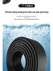 2-Core Waterproof Outdoor Power Cable, Extra Thick Beef Tendon, 2.5mm² Antifreeze Soft Wire with Plug.