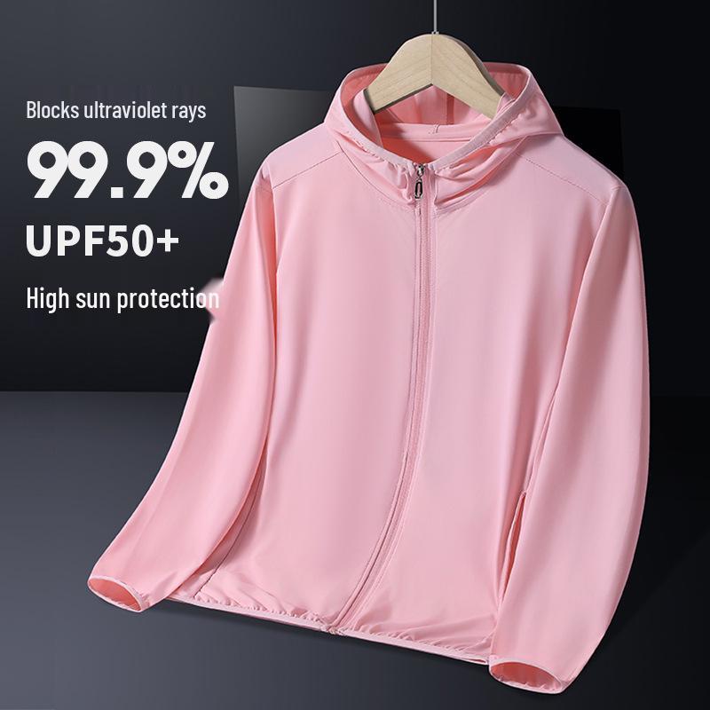 

2025 Kids UV Protection Jacket - Ice Silk, Lightweight Summer Sunblock for Boys & Girls 120 cm