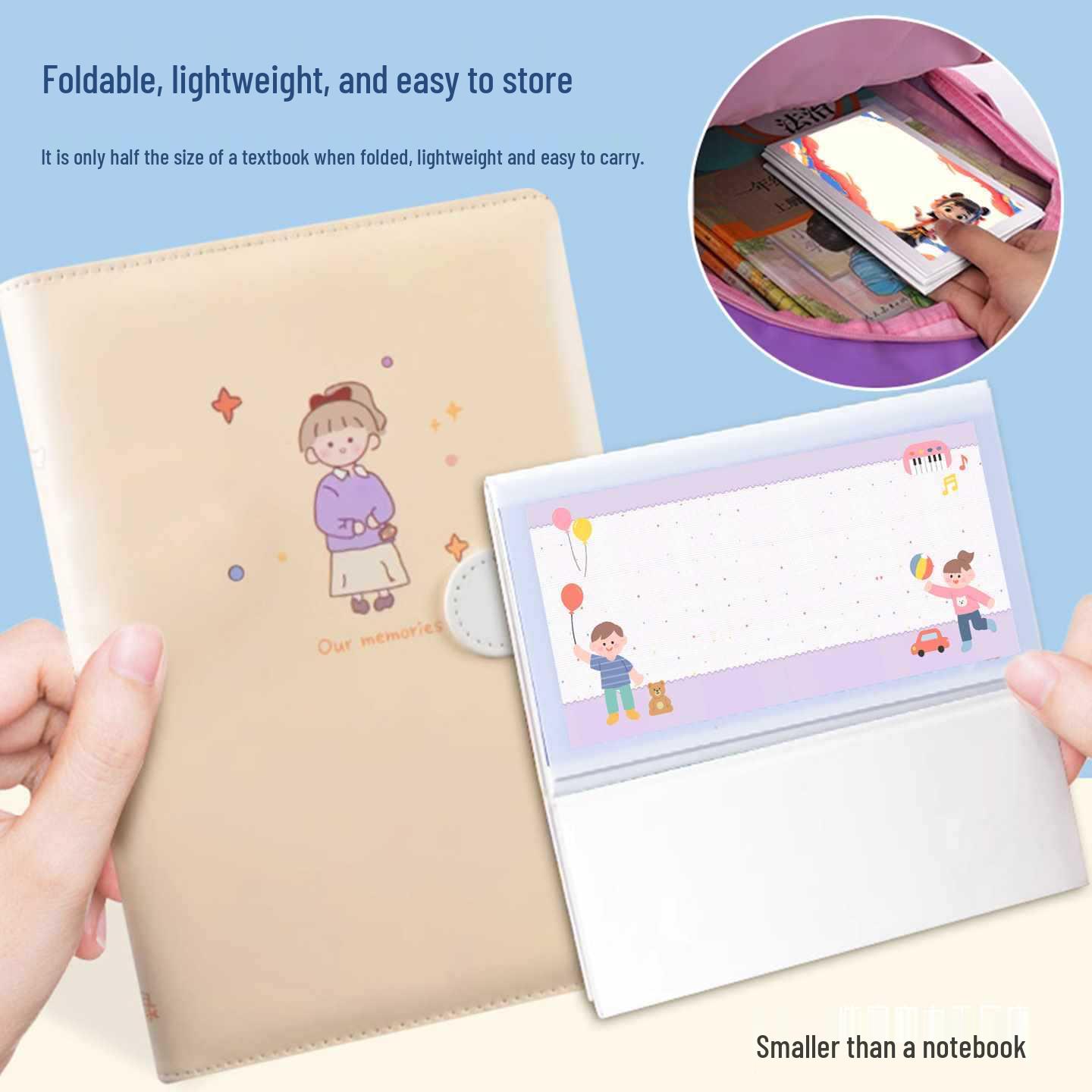 

Іменна магнітна складана картка-намет для столу для учнів першого класу початкової школи Blank Handwriting [Cute Cat]