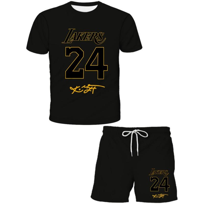 

Летний комплект с 3D-принтом с круглым вырезом, модный, повседневный, простой, с короткими рукавами и шортами, комплекты детской одежды для мальчиков 170