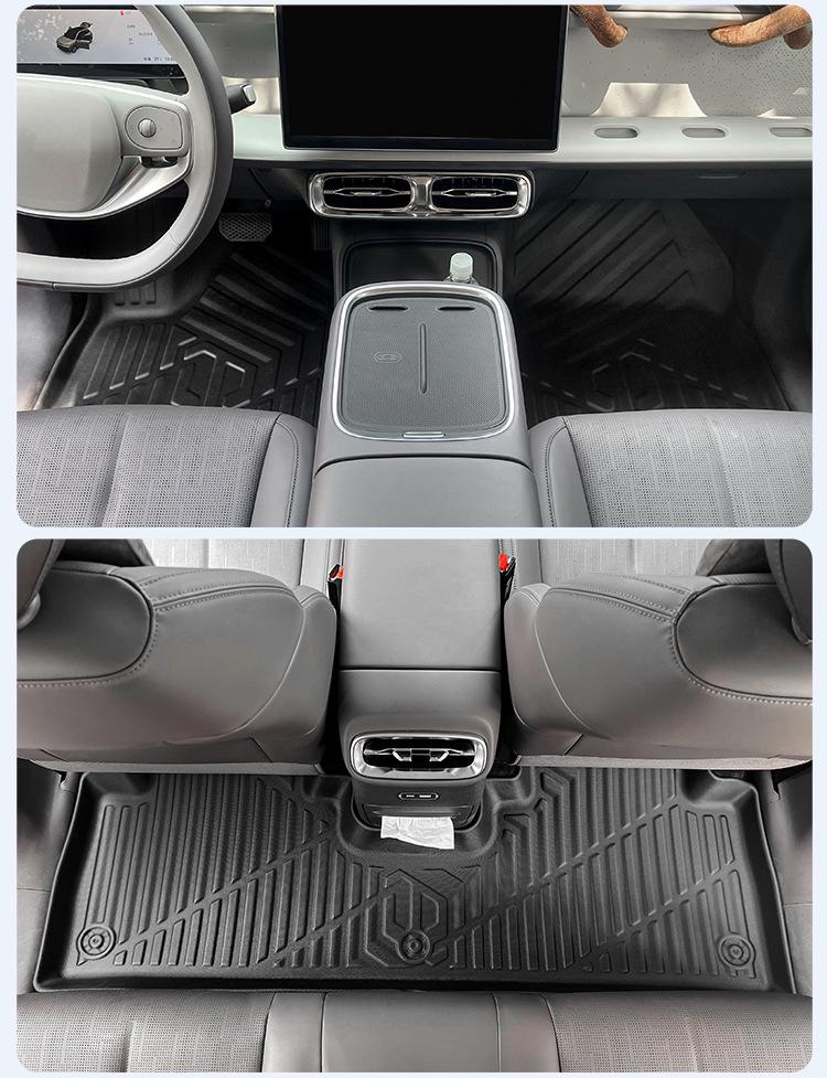 Compatible with 25 Leapmotor B10 models, eco-friendly TPE floor mats, trunk mats, and seat back mats.