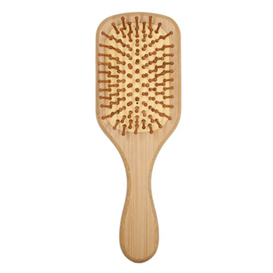 Bamboo Air Cushion Brush Men Women Scalp Massage Hair Comb Anti-static Portable Fluffy Hair Styling Detangling Paddle