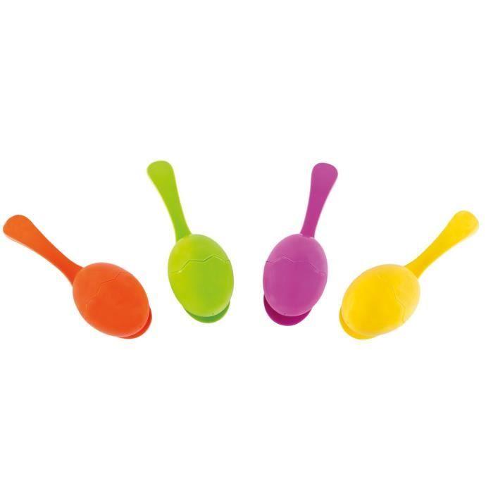 Jeu De Course D'œufs Idena Avec Sacs De Sable Et Cuillères - Pour Enfants - Multicolore