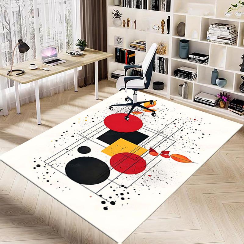 1PC Abstract Art Extra Large Non Slip Floor carpet, Office, family, bedroom, Studio Large Area Rug Indoor Rugs, , Vibrant Colors