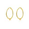 European & American Silver Knot Large Hoop Earrings for Women - High-End Gold Ear Cuffs with Unique, Elegant Design.