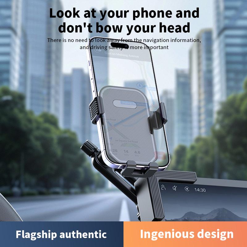 Energie Fahrzeug Konsolenbildschirm Schwerkraft Halterung: Stabile Anti-Shake-Handyhalterung für schwebende Bildschirme