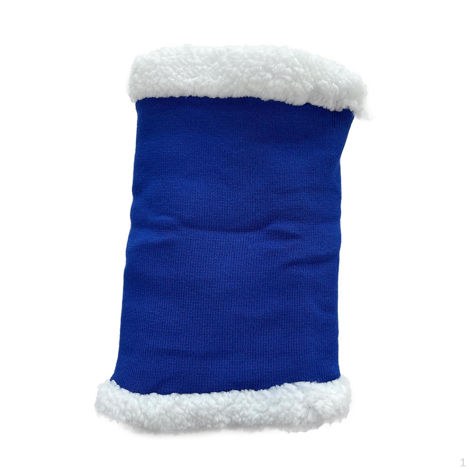 

Чехол шарф зимний теплый костюм домашнее животное ухо бесшумный S Blue